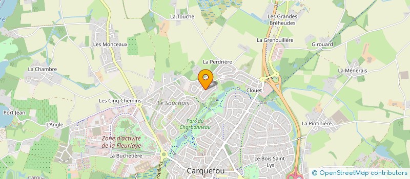 localisation de l'entreprise SCI SONEPAK  CARQUEFOU