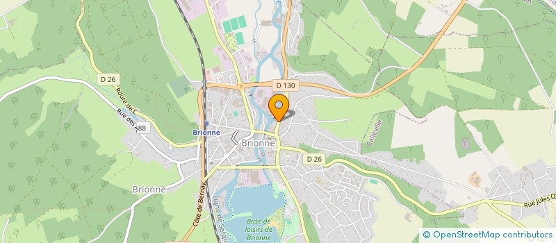 localisation de l'entreprise SCI SONER  BRIONNE