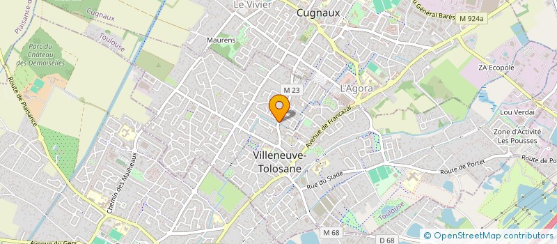 localisation de l'entreprise SCI SONG à VILLENEUVE-TOLOSANE