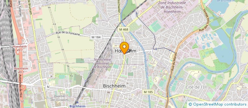 localisation de l'entreprise SCI SONG LONG  HNHEIM