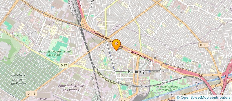 localisation de l'entreprise SCI SONGAI MAISON  BOBIGNY