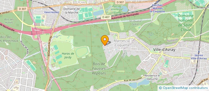 localisation de l'entreprise SCI SONGFUL FRANCE REAL ESTATE  MARNES LA COQUETTE