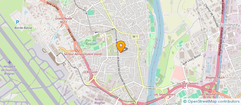 localisation de l'entreprise SCI SONI  BLAGNAC