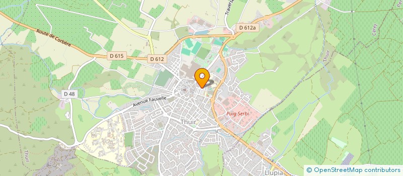 localisation de l'entreprise SCI SONI  THUIR