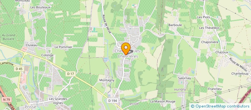 localisation de l'entreprise SCI SONI  CHEVAGNY-LES-CHEVRIERES