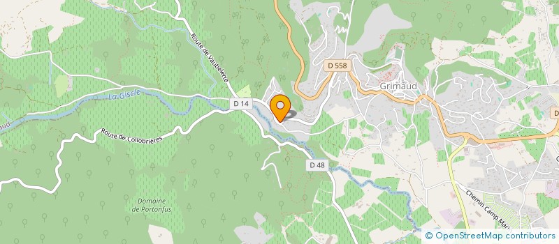 localisation de l'entreprise SCI SONIA à GRIMAUD