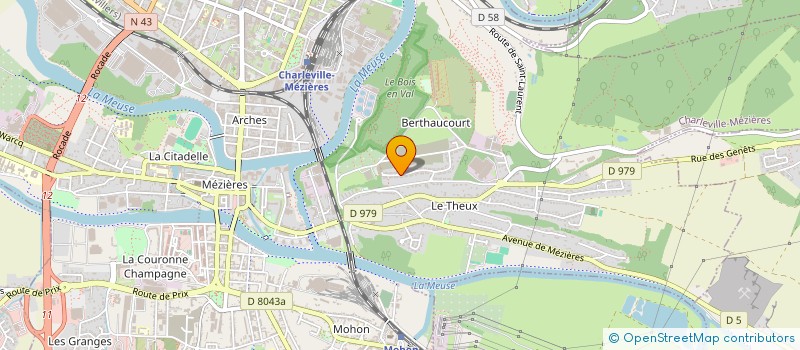 localisation de l'entreprise SCI SONIA  CHARLEVILLE-MEZIERES
