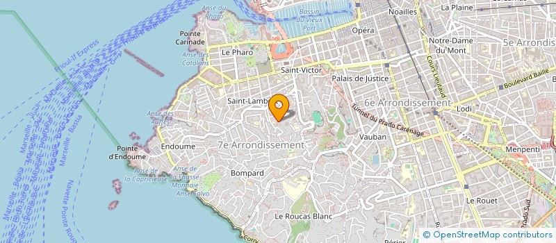 localisation de l'entreprise SCI SONIA PHILIPPE à MARSEILLE