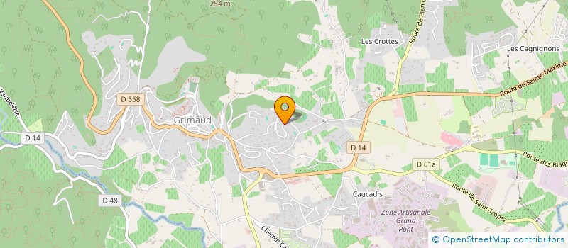 localisation de l'entreprise SCI SONIAT à GRIMAUD
