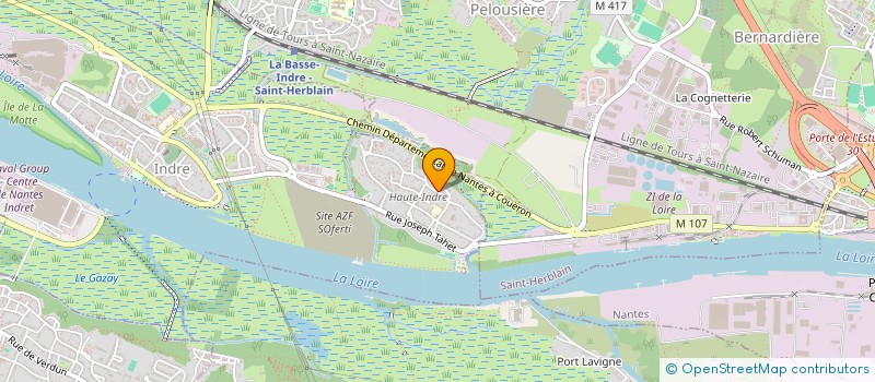 localisation de l'entreprise SCI SONIC  NANTES