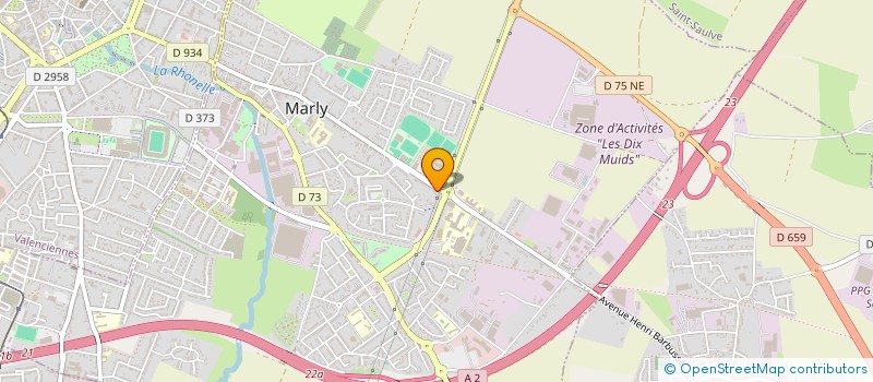localisation de l'entreprise SCI SONIC à MARLY