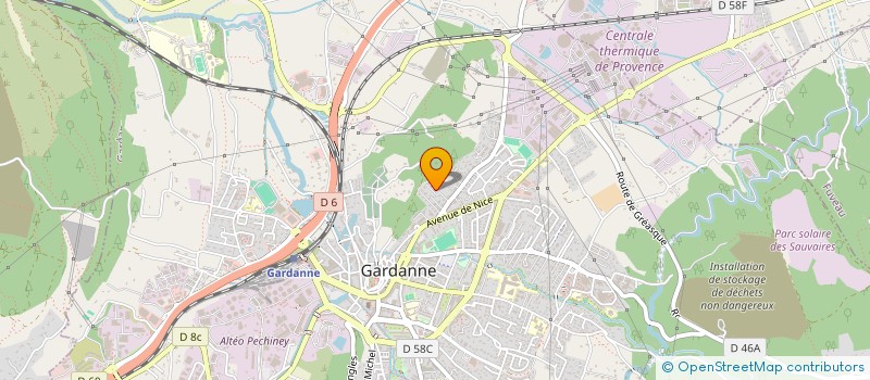 localisation de l'entreprise SCI SONIC à GARDANNE