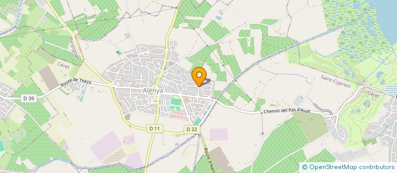 localisation de l'entreprise SCI SONICA  ELNE