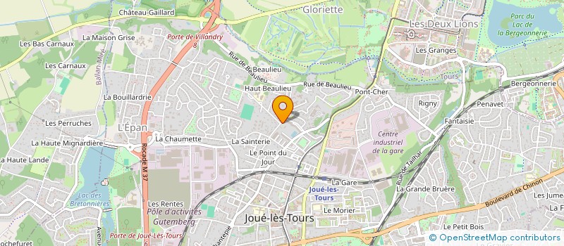 localisation de l'entreprise SCI SONICAL à JOUE-LES-TOURS