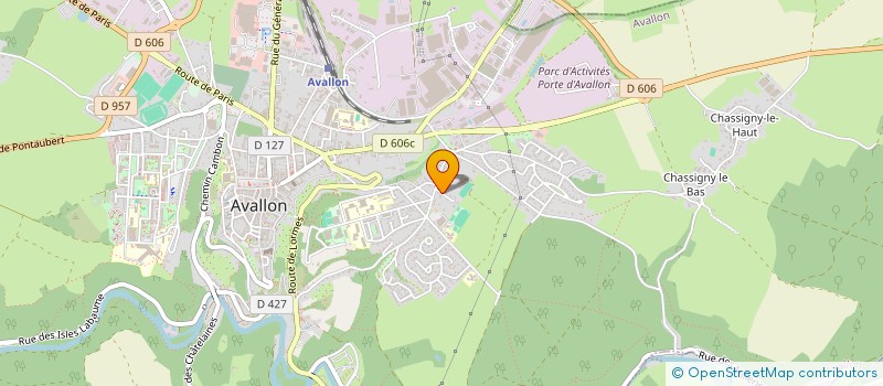 localisation de l'entreprise SCI SONMEZ à AVALLON