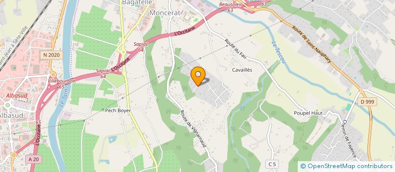 localisation de l'entreprise SCI SONNEM  MONTAUBAN