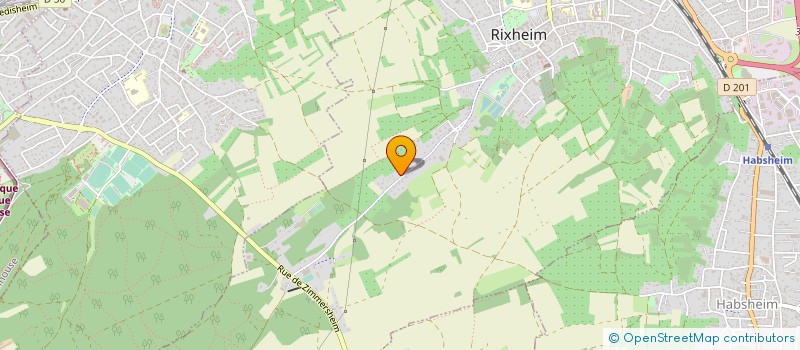 localisation de l'entreprise SCI SONNENBERG  RIXHEIM