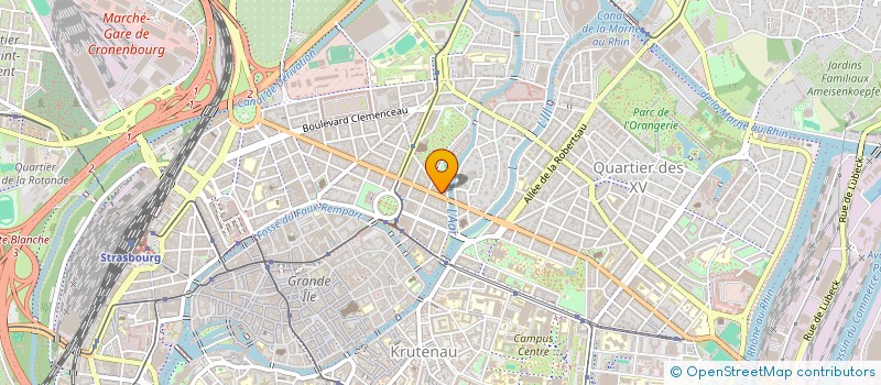 localisation de l'entreprise SCI SONNET  STRASBOURG