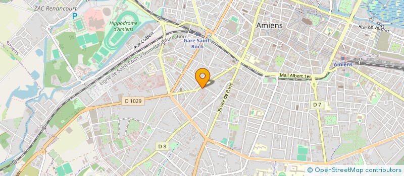 localisation de l'entreprise SCI SONO PLUS à AMIENS