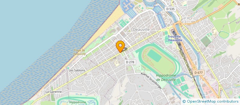 localisation de l'entreprise SCI SONORA à DEAUVILLE