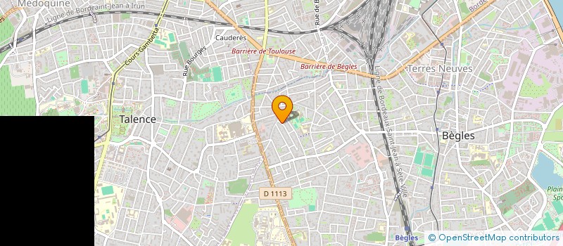 localisation de l'entreprise SCI SONORE à BEGLES