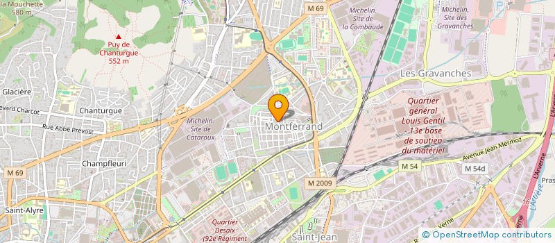 localisation de l'entreprise SCI SOOL  CLERMONT-FERRAND