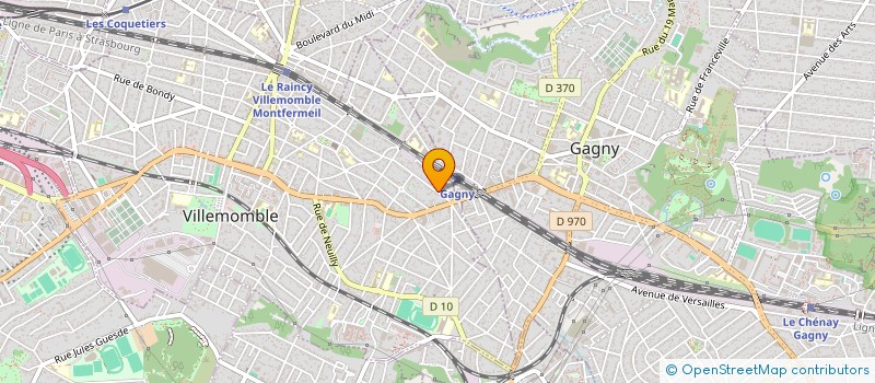 localisation de l'entreprise SCI SOORIYAA à VILLEMOMBLE