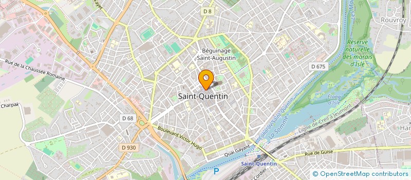 localisation de l'entreprise SCI SOPA à SAINT-QUENTIN