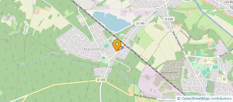 localisation de l'entreprise SCI SOPA  HAGUENAU