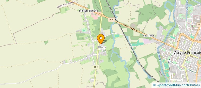 localisation de l'entreprise SCI SOPA  BLACY