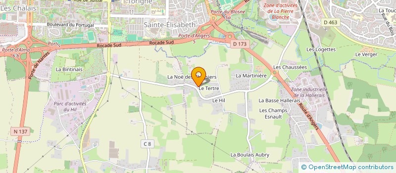 localisation de l'entreprise SCI SOPA  CHANTEPIE