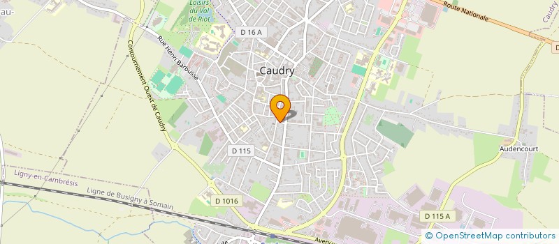 localisation de l'entreprise SCI SOPAG  CAUDRY