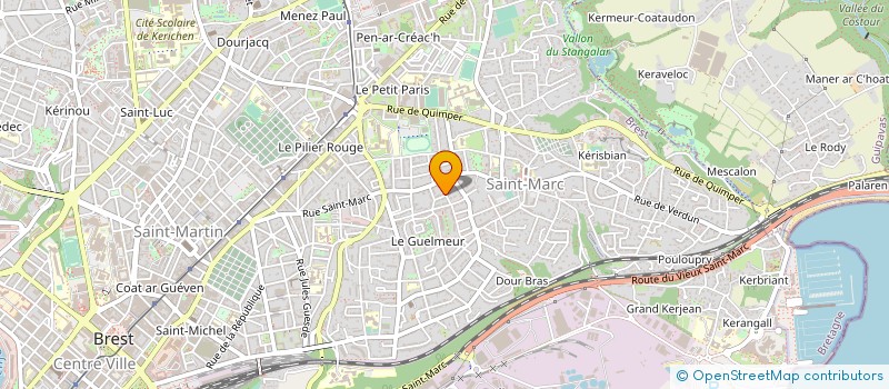 localisation de l'entreprise SCI SOPALOC  BREST