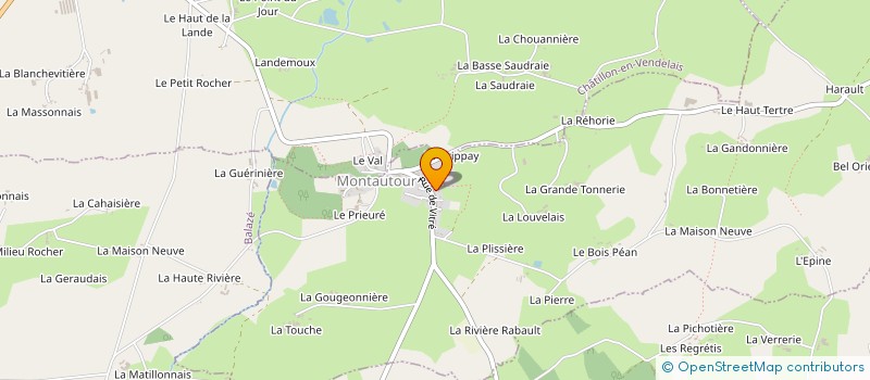 localisation de l'entreprise SCI SOPANI  CHATILLON-EN-VENDELAIS