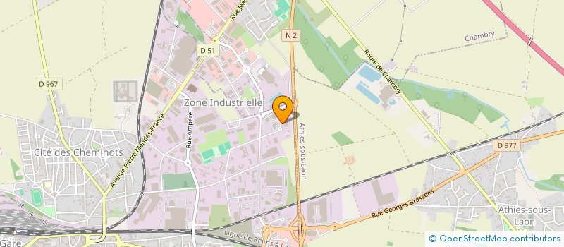 localisation de l'entreprise SCI SOPAR à LAON