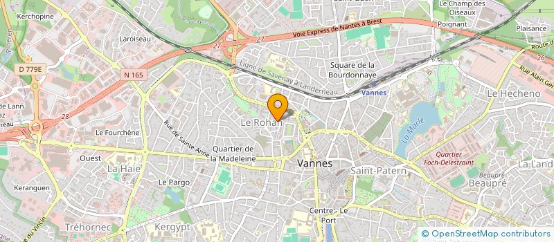 localisation de l'entreprise SCI SOPARO à VANNES