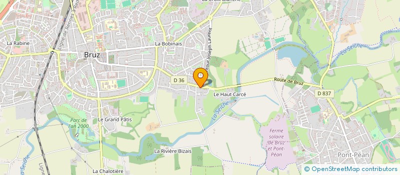 localisation de l'entreprise SCI SOPATY  BRUZ