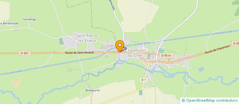 localisation de l'entreprise SCI SOPEMA  CHARENTON-DU-CHER