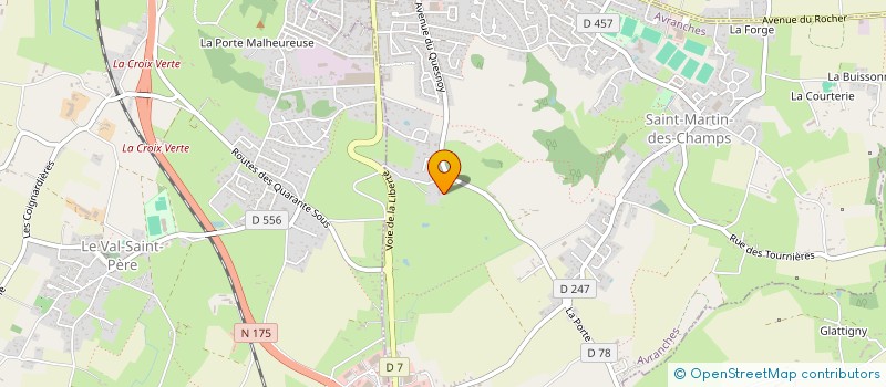 localisation de l'entreprise SCI SOPHANE  AVRANCHES