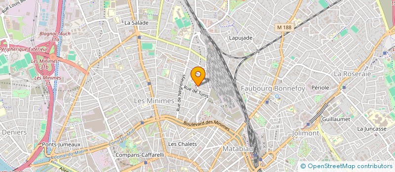 localisation de l'entreprise SCI SOPHAR  TOULOUSE