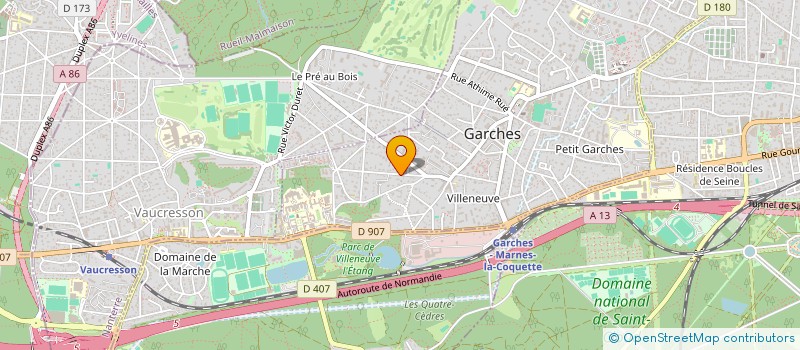 localisation de l'entreprise SCI SOPHARTH à GARCHES