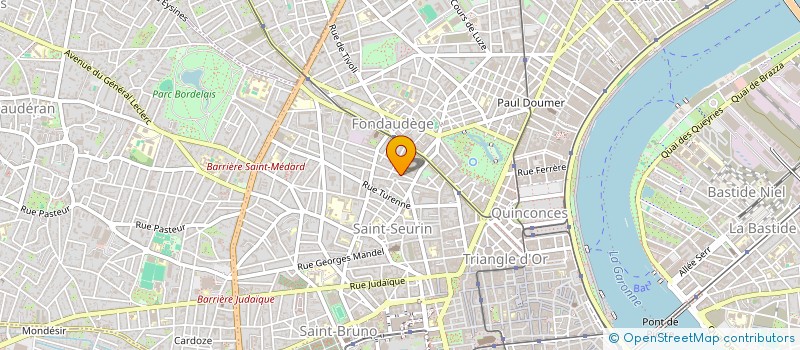 localisation de l'entreprise SCI SOPHELLE à BORDEAUX