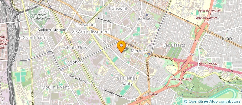 localisation de l'entreprise SCI SOPHIA  LYON