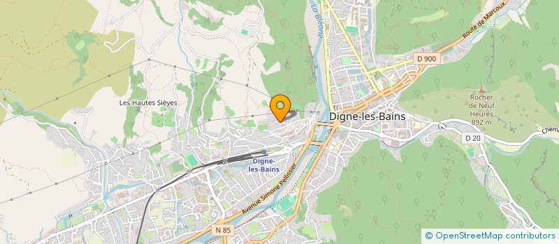 localisation de l'entreprise SCI SOPHIA à DIGNE-LES-BAINS