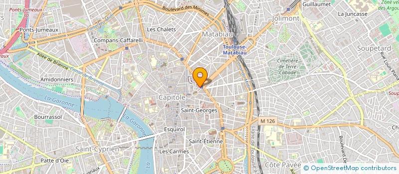 localisation de l'entreprise SCI SOPHIA AQUEDUCS  TOULOUSE