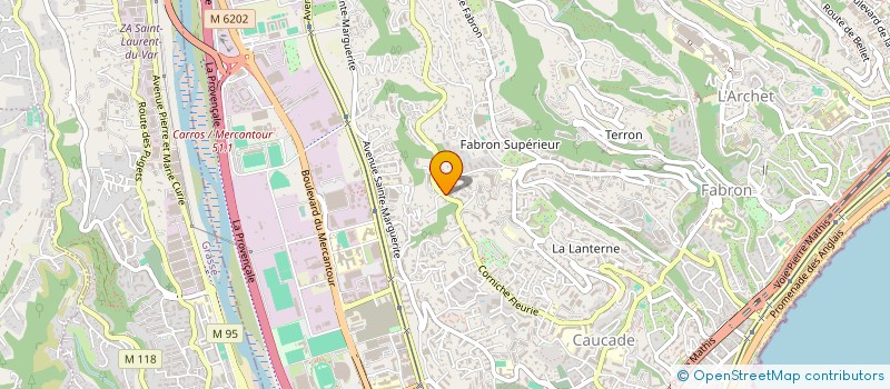 localisation de l'entreprise SCI SOPHIA BERLIOZ à NICE