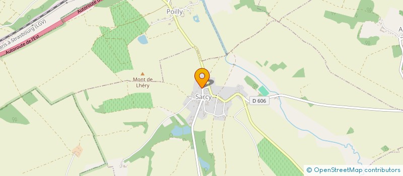 localisation de l'entreprise SCI SOPHIANE  SARCY