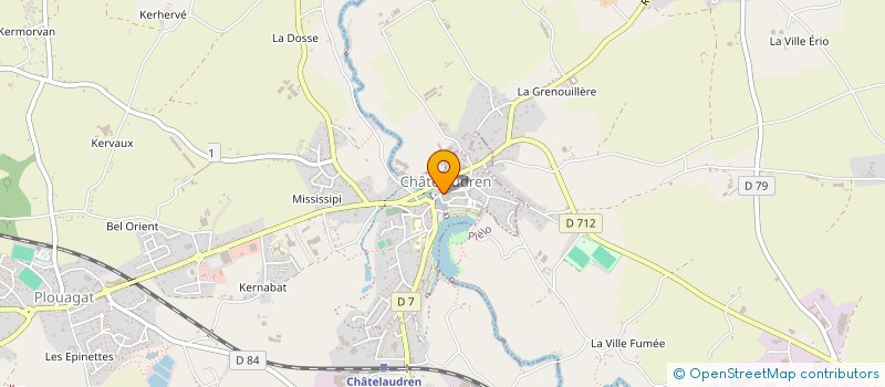 localisation de l'entreprise SCI SOPHICALE  CHATELAUDREN-PLOUAGAT