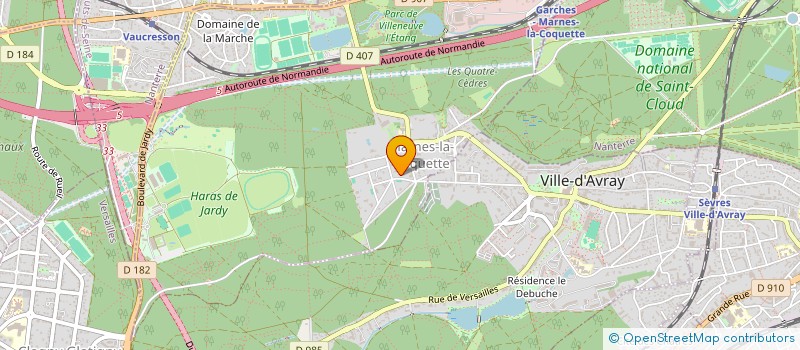 localisation de l'entreprise SCI SOPHIE  LA CELLE-SAINT-CLOUD