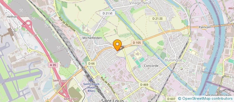 localisation de l'entreprise SCI SOPHIE  SAINT-LOUIS